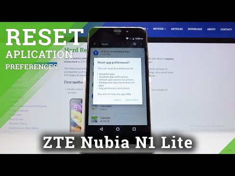 How to Reset App Preferences in ZTE Nubia N1 Lite – Reset Apps