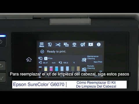 Cómo Remplazar el Set de Limpieza de Cabezal Manual