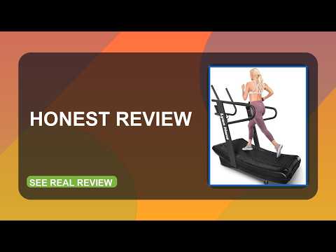 6 Levels Curved Manual Treadmill with LCD Monitor, 440lbs Manual Treadmill with Custom Time, Distance, Pace, Non Electric Treadmill with Transport Wheels, Belt for Home & Gym Cardio Anaerobic Training video review thumbnail