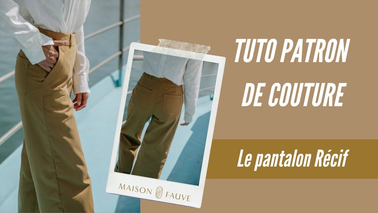 Patron couture pantalon Récif - Patron pochette
