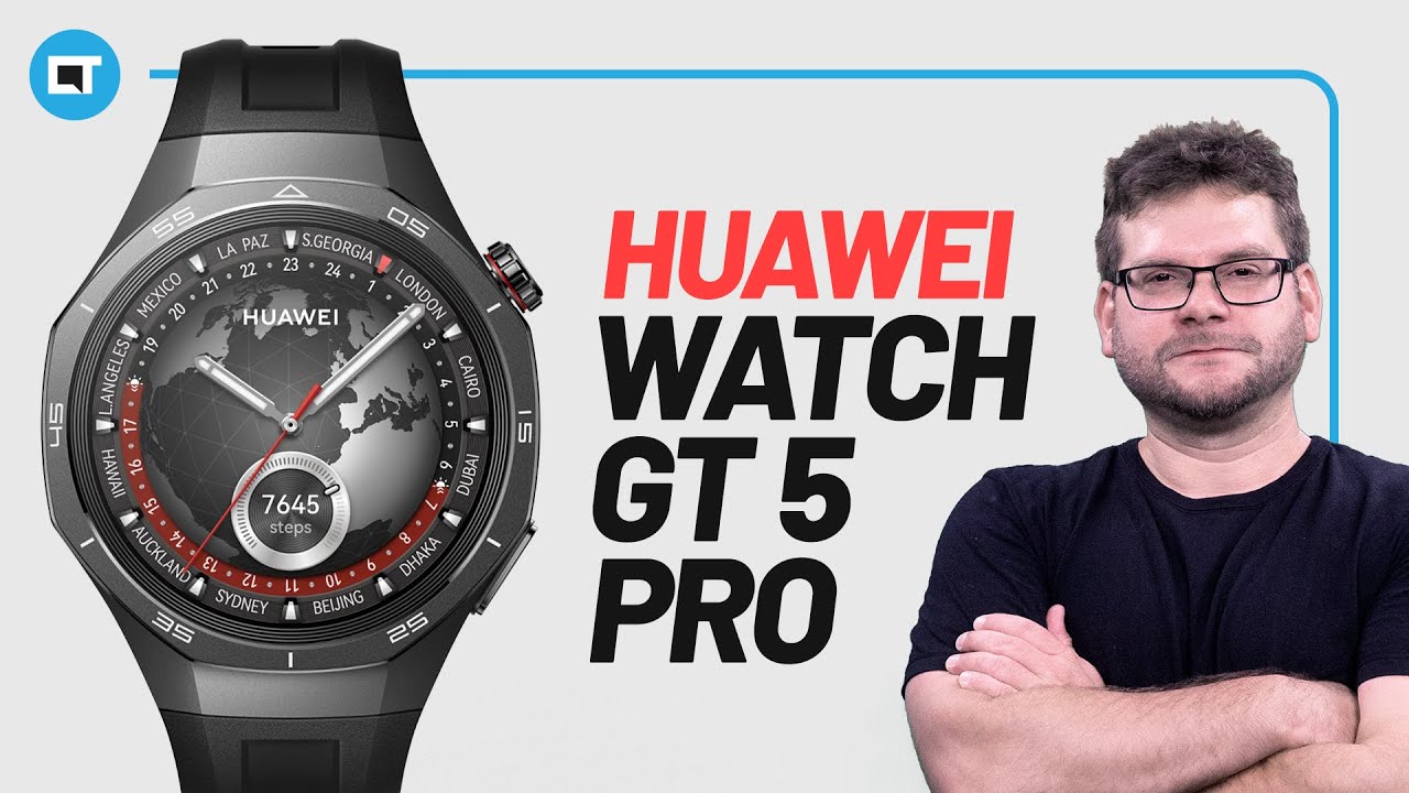 Novo HUAWEI WATCH GT 5 Pro: O Smartwatch de Alta Performance e Estilo!