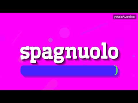 SPAGNUOLO - How to say Spagnuolo?