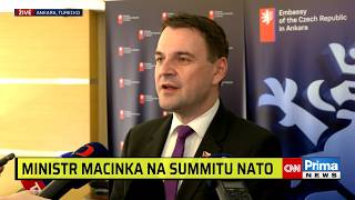 Vláda o pozvání Pavla na neformální večeři lídrů NATO věděla, řekl Macinka