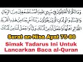 Tadarus Surat an-Nisa Ayat 75-86 Ada Tanda Warna Panjang & Dengung Agar Lancar Baca al-Quran