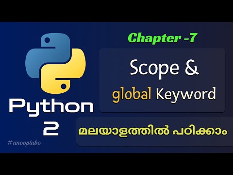 Scope Of A Variable Global Keyword Python Tutorial 7 Python Tutorial In Malayalam