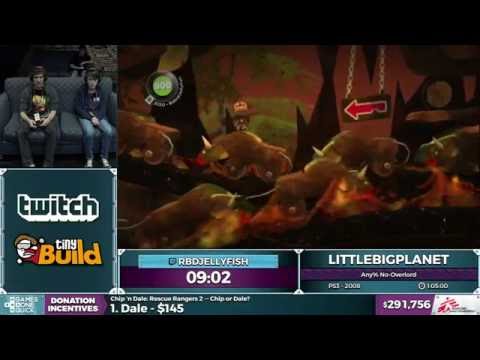 LittleBigPlanet by RbdJellyfish in 1:00:50 - SGDQ 2016 - Part 77