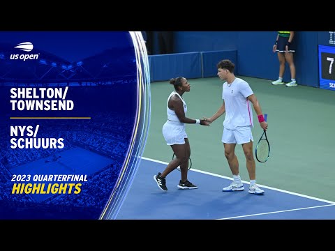 Shelton/Townsend vs. Nys/Schuurs Highlights | 2023 US Open Quarterfinal