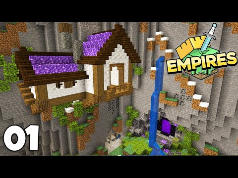 Empires SMP: A Caves and Cliffs Starter House | Minecraft 1.17 Let's Play Episode 1