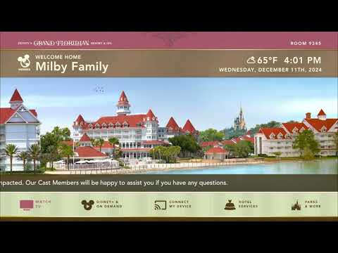 Disney Resort TV - Grand Floridian Resort Splash Screen @ WDW