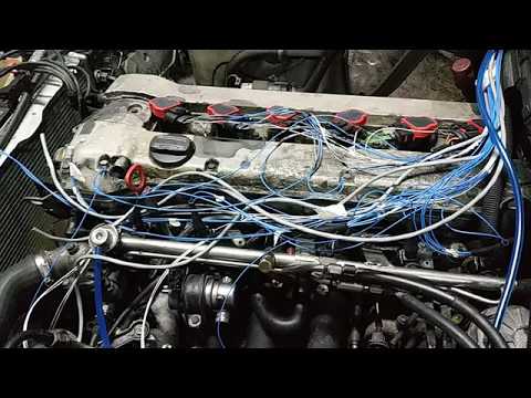 Mercedes W124 300 M104.980 - first long start megasquirt from cold