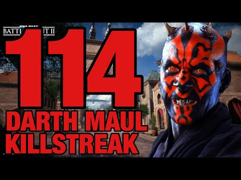 114 DARTH MAUL KILLSTREAK/GAMEPLAY IN 13 MINUTES STAR WARS BATTLEFRONT 2
