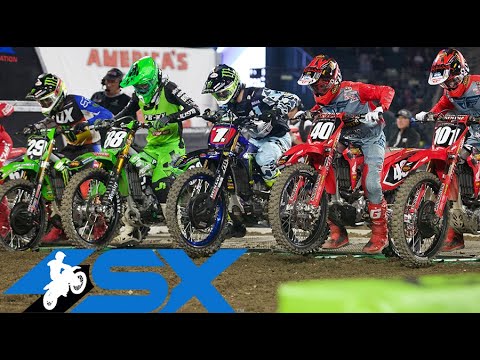 【AMAスーパークロス 250SXハイライト動画】第1戦アナハイム