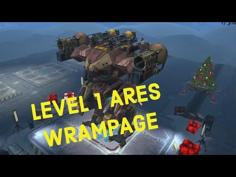 New War Robot Pantheon Pack Ares - Level 1 on a  WRAMPAGE !