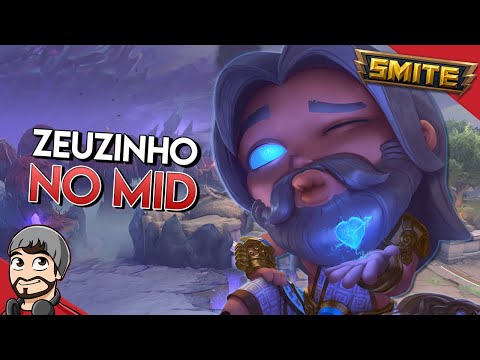 PARTIDA ESTRANHA COM O ZEUZINHO! ZEUS MID - Ranked Conquista - ⚡ Smite BR