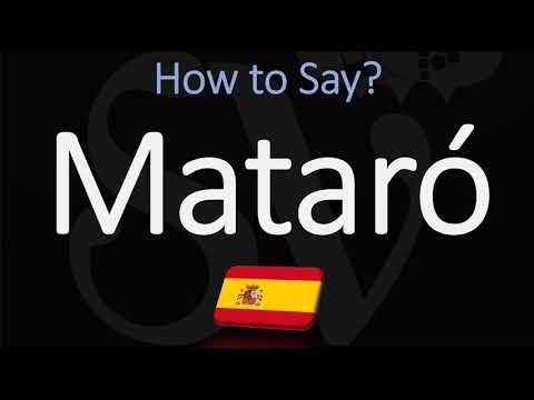 How to Pronounce Mataró? (CORRECTLY) Spanish Wine Pronunciation (Mourvèdre synonym)
