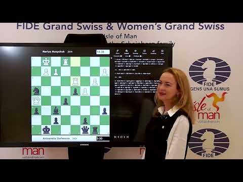 Antoaneta Stefanova joins Fiona Steil-Antoni in the studio to show her win against Mariya Muzychuk