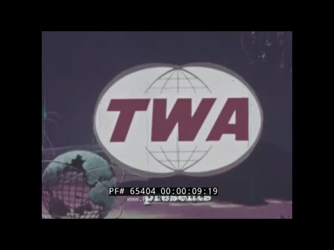 TWA Airlines 1964 NEW YORK WORLD'S FAIR PROMOTIONAL FILM  (FRENCH LANGUAGE) 65404