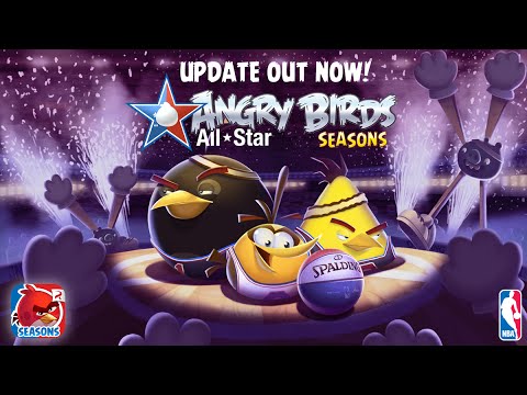 Angry Birds Seasons - Larry Bird plus the NBA All-Star Update!
