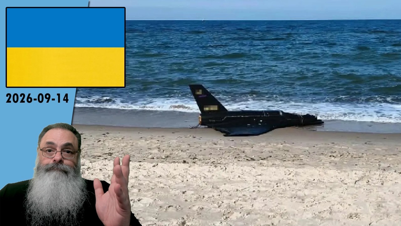 #Ucrânia 2026-09-14: DRONE RUSSO aparece em PRAIA POLONESA no BÁLTICO