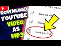 NEW TRICK How To Download Music From YouTube To MP3 2026 Method