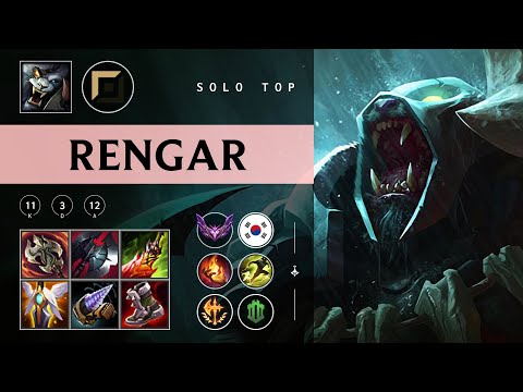 Rengar Top vs Jayce - KR Master Patch 25.22