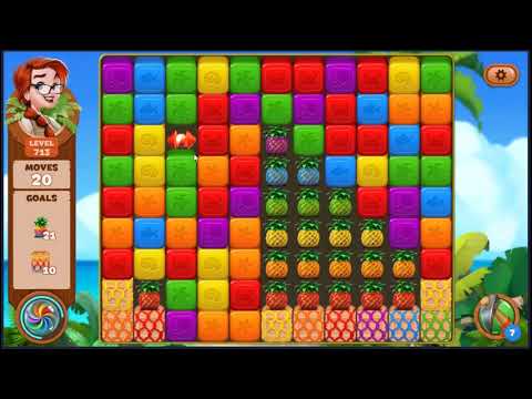 Lost Island Blast Adventure Level 713 - NO BOOSTERS 🏝️ | SKILLGAMING ✔️