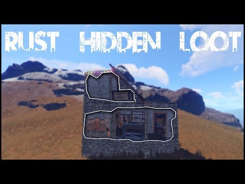 How To Hide Your LOOT! - Rust Cheap Expandable Solo Starter Base Build