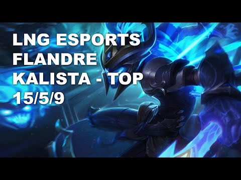 LNG Esports Flandre Top Kalista vs Mordekaiser - KR Master Patch 10.9