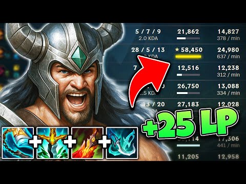 Making HIGH ELO look like BRONZE ELO with this Tryndamere performance