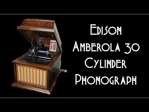 "Money Musk Medley - Virginia Reel" ~ 1912 Edison Blue Amberol Record 1522 (Amberola 30 Phonograph)