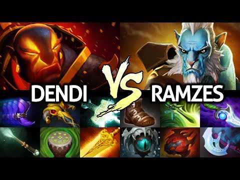 DENDI Ember Spirit Vs RAMZES Phantom Lancer - Epic Counter Gameplay 7.22 Dota 2