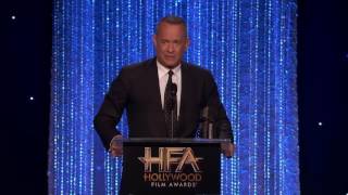 Clint Eastwood Presents the Actor Award to Tom Hanks - Hollywood Film Awards 2016