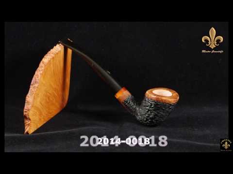 2014-0018 "Half Bent" briar pipe Mastro Grandolfo