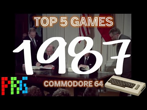 BEST Commodore 64 Games Of 1987 | TOP 5 C64 Games From The '80s