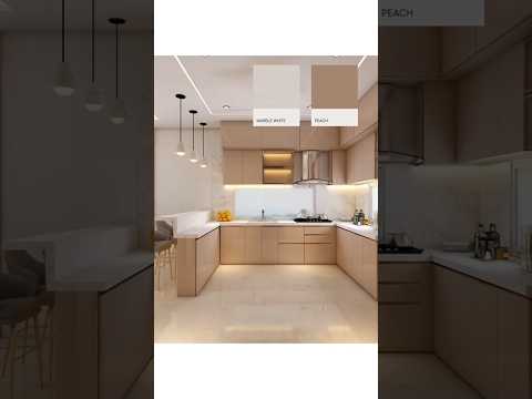 Best 7 Kitchen ✨ Laminate Colour Combination in 2025 #interiordesign #homedecor #kitchen #shorts