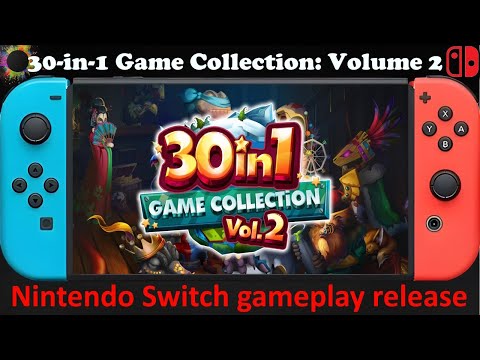 30-in-1 Game Collection: Volume 2 - TV Mode Nintendo Switch gameplay release