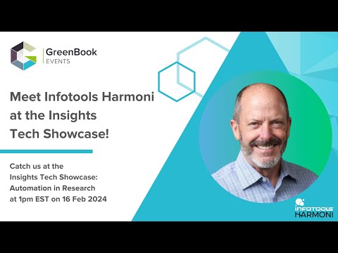 Greenbook Insights Tech Showcase - Automation in Research - Harmoni
