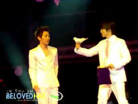110207 Donghae, Eunhyuk Magic!! @ 12Plus Be My Princess Event.flv