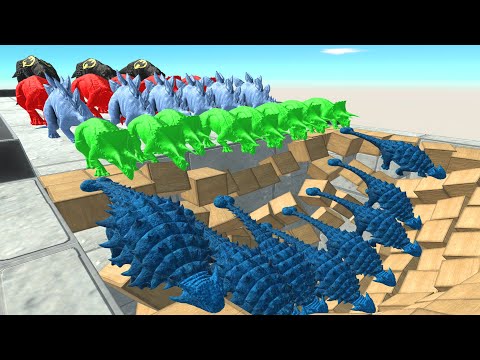 Colors Run To Get a Gold Pig #10 | Animal Revolt Battle Simulator