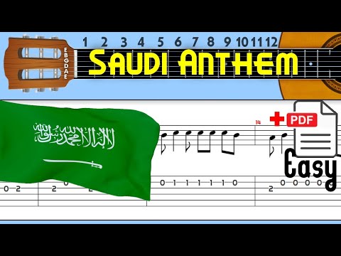 Saudi Arabia National Anthem Guitar Tab