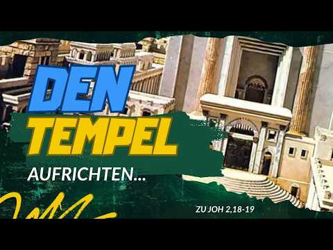 3 days and 3 nights - Tearing down and raising up - from John chapter 2, verses 18-19...