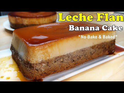 I TRIED MAKING LECHE FLAN BANANA CAKE PERFECT BLEND OF FLAVOR (NO WASTE EGG WHITE RECIPE)