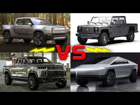 Thumbnail for Future Electric Trucks Full Comparison // Tesla, Rivian, Atlis, Bollinger by Rivian