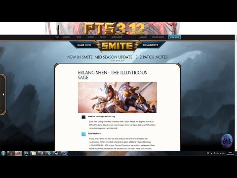 Smite - Patch 3.12 Patch Notes, NEW GOD!, Skins & More!