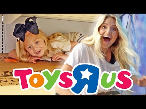 EXTREME HIDE AND SEEK INSIDE TOYS R US!!!