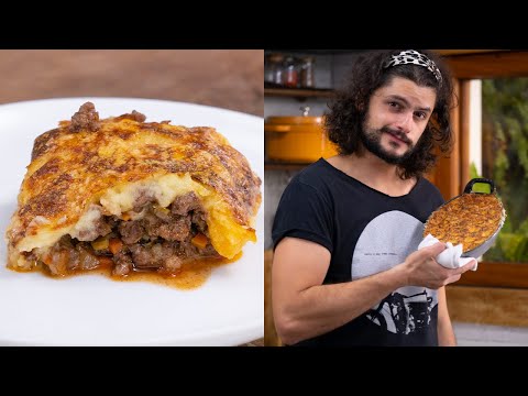 ESCONDIDINHO DE CARNE MOÍDA COM PURÊ DE BATATAS | Cozinha de Quarentena | Mohamad Hindi