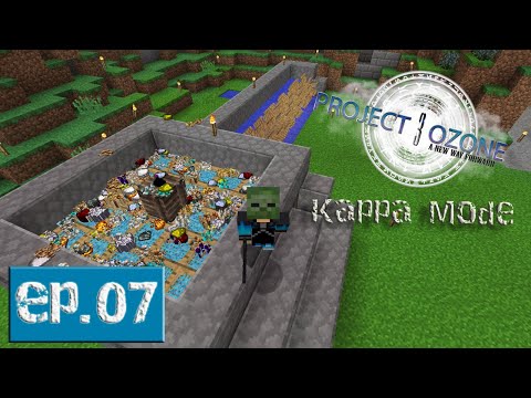 Modded Minecraft Project Ozone 3 - #7 Start of Some Automation?!?