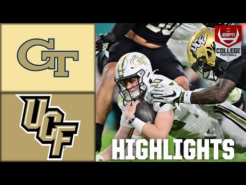 Gasparilla Bowl: Georgia Tech Yellow Jackets vs. UCF Knights | Full Game Highlights