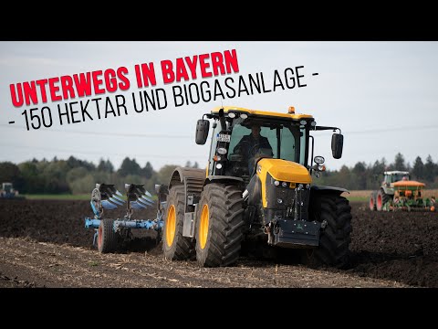 Ein Jahr auf dem Langwiedhof in Bayern (Aussaat, Maisernte, Rübenernte)