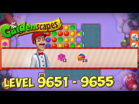 GardenScapes level 9651 - 9655 🌱 Playrix HD
